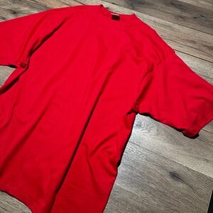 Vintage Pluma Red Heavyweight‎ Cotton T-Shirt Mens XXL